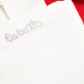 Комплект от 3 части за момиче в червен и бял цвят Bebetto 54709 8