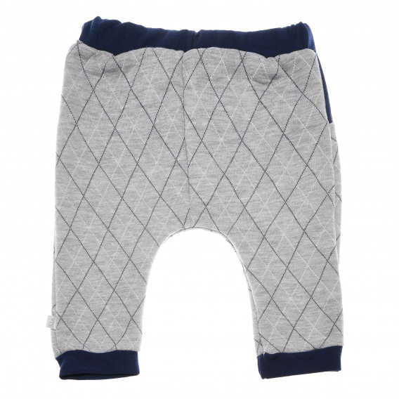 Панталон за бебе момче с два джоба и декоративни шевове Bebetto 54813 2
