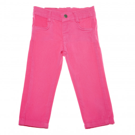 Дънков панталон за момиче тъмно розов Bebetto 54825 