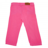 Дънков панталон за момиче тъмно розов Bebetto 54826 2