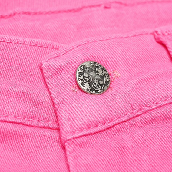 Дънков панталон за момиче тъмно розов Bebetto 54827 3
