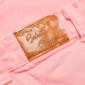 Дънков панталон за момиче светло розов Bebetto 54832 4