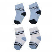 Комплект чорапи за бебе момче със силиконови точки против подхлъзване Bebetto 55021 2