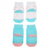 Комплект от 2 бр. бебешки чорапи, син Bebetto 55033 3