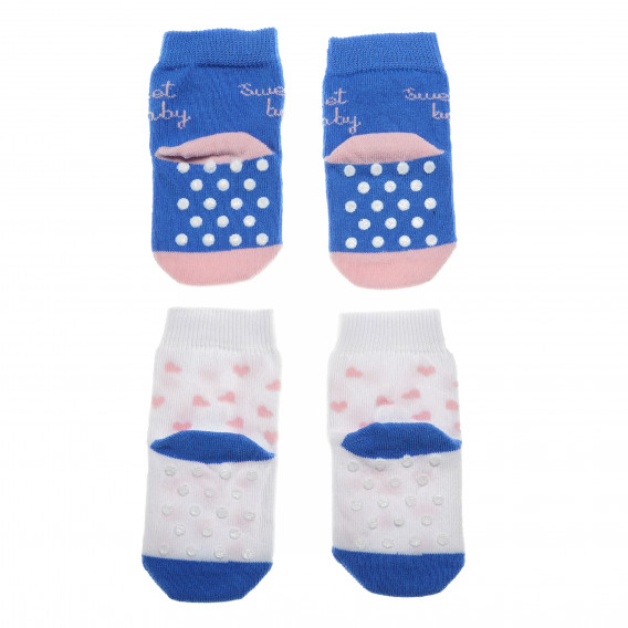 Комплект от 2 бр. бебешки чорапи, тъмно син Bebetto 55036 3