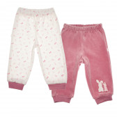 Комплект от два броя панталони за бебе Bebetto 55054 