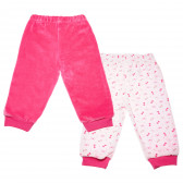 Комплект плюшени панталони за момиче  Bebetto 55061 2