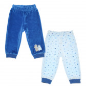 Комплект от два броя плюшени панталони за бебе Bebetto 55078 