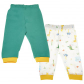 Комплект памучни панталони за бебе - унисекс Bebetto 55276 2