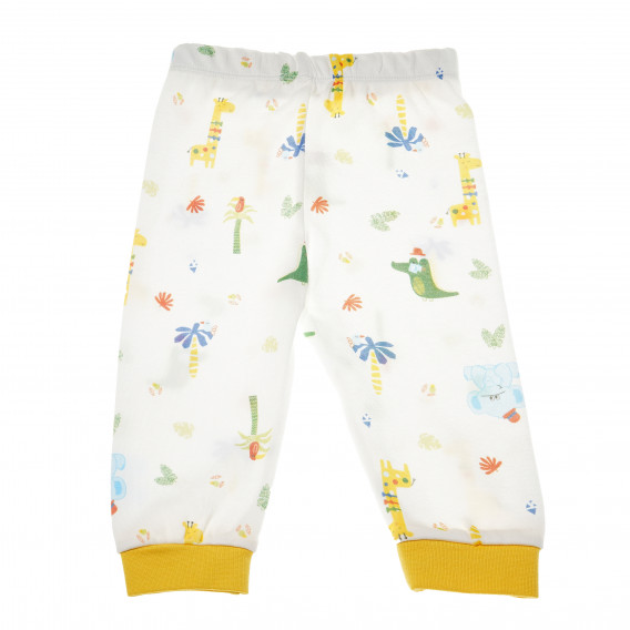Комплект памучни панталони за бебе - унисекс Bebetto 55277 3