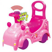 Буталка количка със седалка и кормило в розов цвят Mochtoys 56389 2