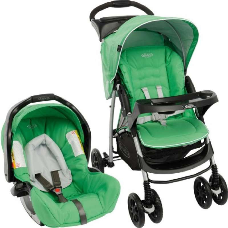 Комбинирана детска количка Mirage+ TS Green Fusion 2 в 1  5646