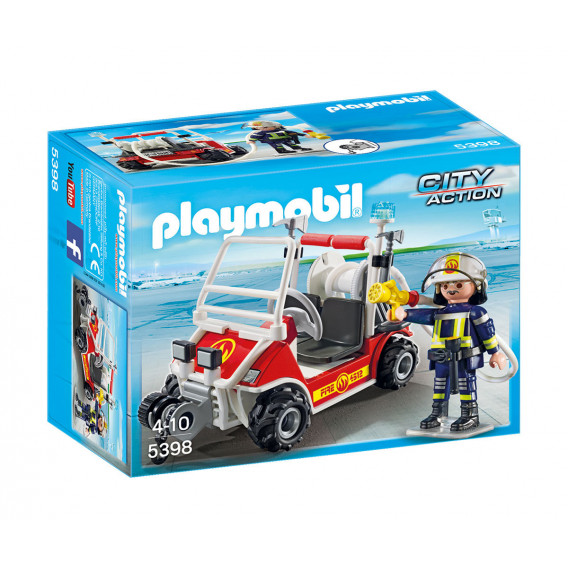Конструктор Пожарникарско АТВ над 10 части Playmobil 5709 