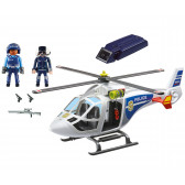 Конструктор Полицейски хеликоптер с LED светлина над 5 части Playmobil 5728 2