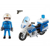Конструктор Полицейски мотор с LED светлина 3 части Playmobil 5730 2