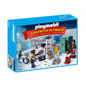 Конструктор Коледен календар Полицейска операция над 10 части Playmobil 5737 