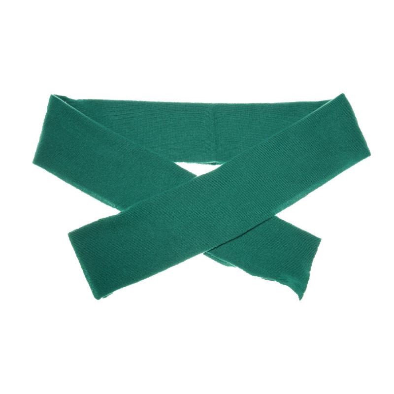 Плетен зелен шал за момче  57785
