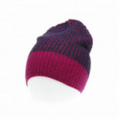 плетена шапка за момче с розов акцент Benetton 57797 