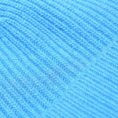 плетена шапка с цветен принт за момче, синя Benetton 57869 3