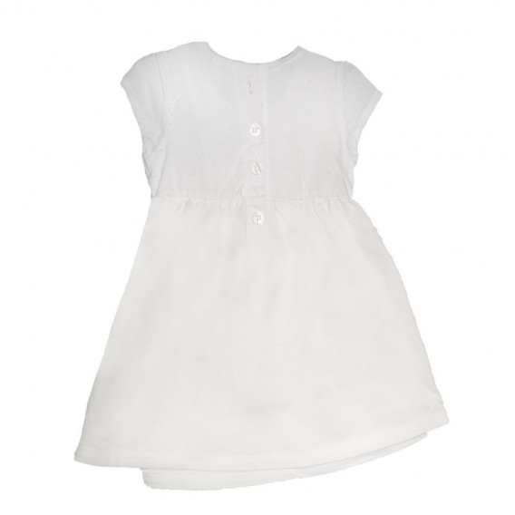 памучна рокля за бебе момиче Benetton 58087 2