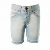 Къс дънков панталон в светлосин цвят за момче Benetton 58153 
