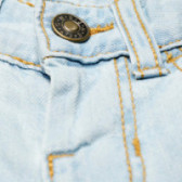 Къс дънков панталон в светлосин цвят за момче Benetton 58155 3