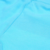 Син памучен къс панталон за бебе момче от памук Benetton 58462 3