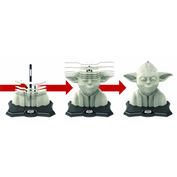3D Детски пъзел- Yoda Star Wars 58535 5