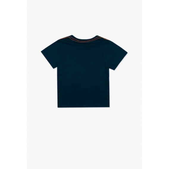 Памучна тениска декорирана с цветна щампа за момче Boboli 58628 2