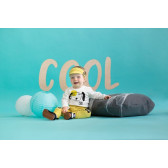 Памучни меки буйки за бебе момче с жълта памучна подплата  Pinokio 58743 4