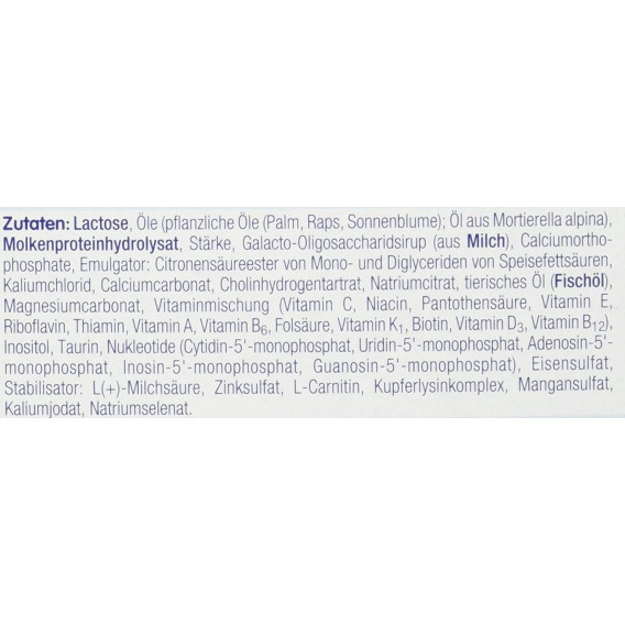 Ha1 хипоалергенна храна за кърмачета, 0+ месеца, кутия 500 гр. Humana 58745 2