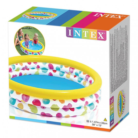 Детски басейн на цветни петна, 147 х 33 см Intex 59179 2