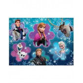 Пъзел с картинка с героите от филма Замръзналото кралство Frozen 59579 2