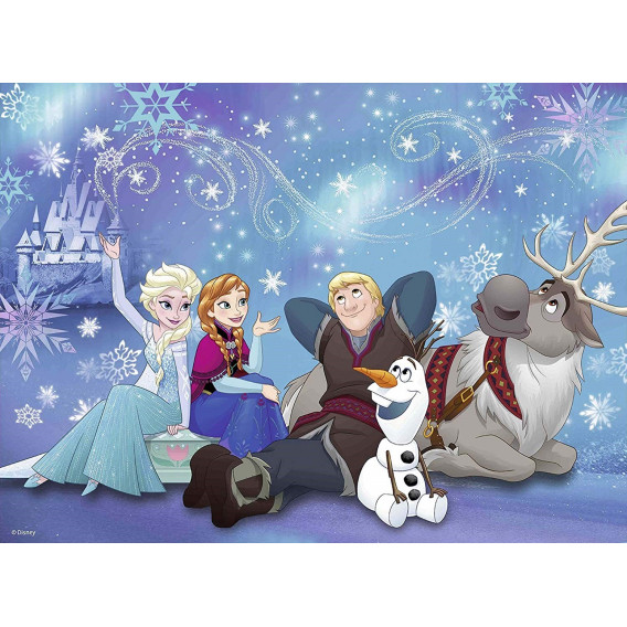 Пъзел с картинка на героите от Замръзналото кралство  2D Frozen 59905 4