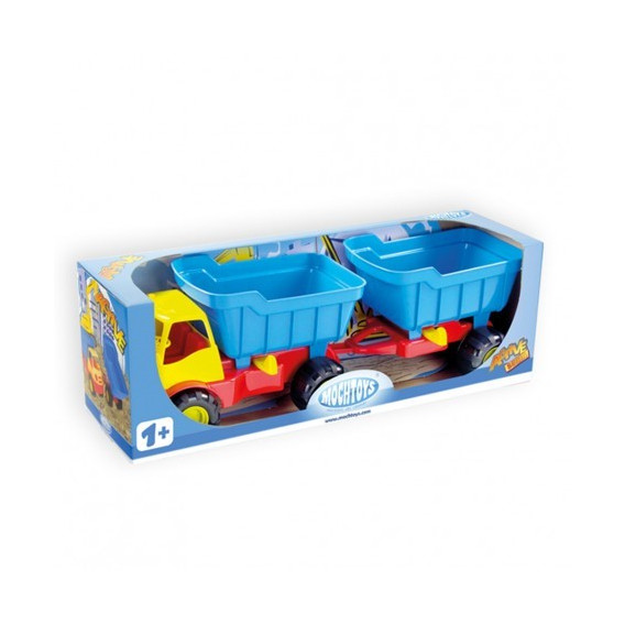 Детски камион с ремарке и кофа Mochtoys 60218 2