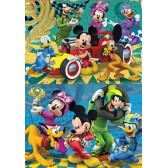 Детски пъзел 2 в 1 Мики и приятели състезатели Mickey Mouse 60554 2