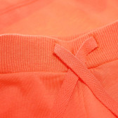 Canada House комплект от памучни блуза с къс ръкав с картинка и оранжеви къси панталони за момче Canada House 61762 4