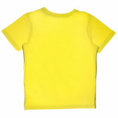 Комлект памучни блуза и къс панталон в жълто и черно Name it 61917 3