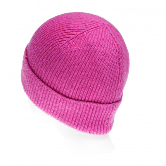 плетена шапка за момиче, розова Benetton 62018 2