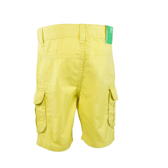 Къс панталон със странични джобове и принт за момче Benetton 62162 2