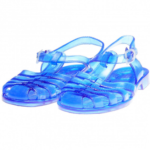 Класически сандали от силикон за момиче, сини Athlitech 63117 