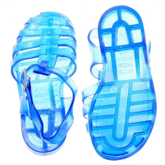Класически сандали от силикон за момиче, сини Athlitech 63119 3