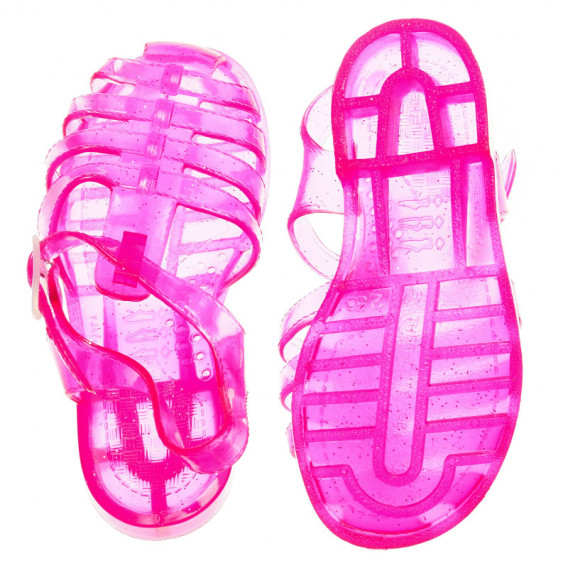 Класически сандали от силикон за момиче, розови Athlitech 63122 3