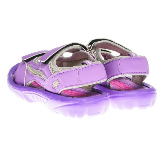 Туристически сандали за момиче, цвят: лилав  63124 2