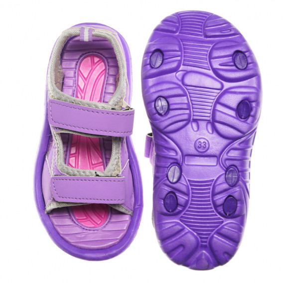 Туристически сандали за момиче, цвят: лилав  63125 3
