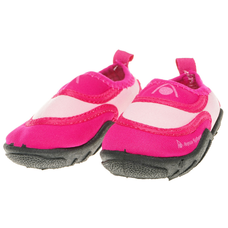 Аква обувки , розови с черна подметка  63360
