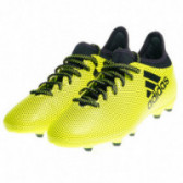 Бутонки за момче с дизайн на черни точки Adidas 63456 