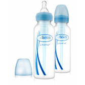 Полипропиленово шише за хранене Narrow-Neck® Options, с биберон 1 капка, 0+месеца, 250 мл., синьо DrBrown's 63756 3