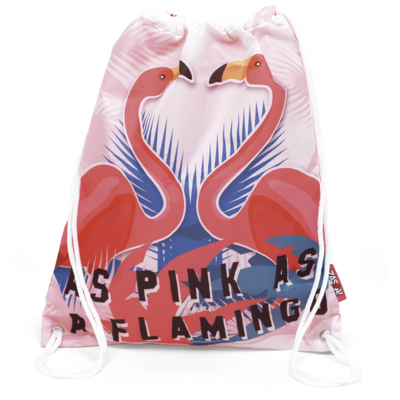 Чанта тип мешка за момиче с фламингота  64073