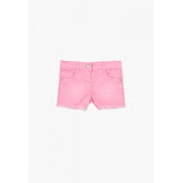 Къси панталони за момиче с дантела, розови Boboli 64752 2